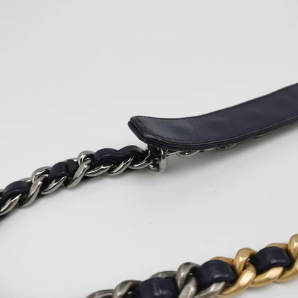 Sold Chanel 19 Bag Small Navy Crossbody Bag