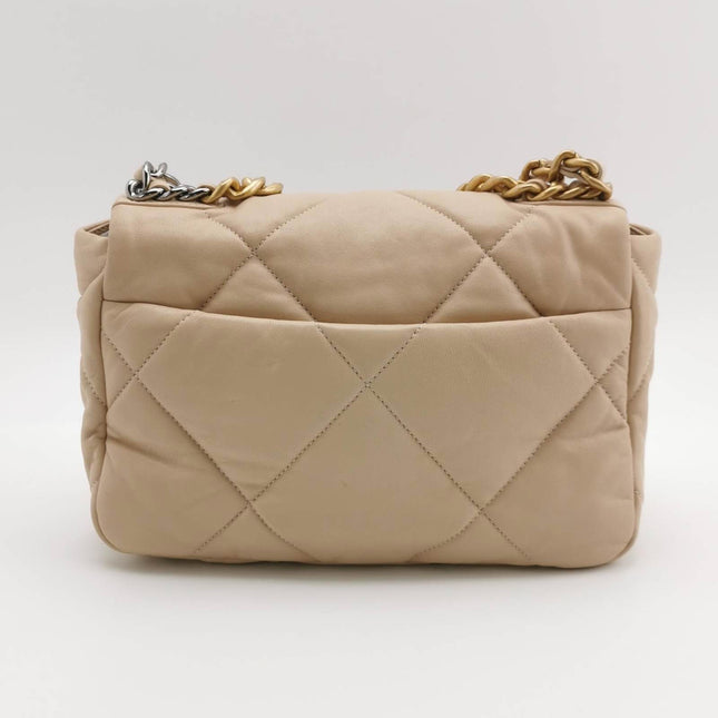 Sold Chanel 19 Bag Small Beige Crossbody Bag