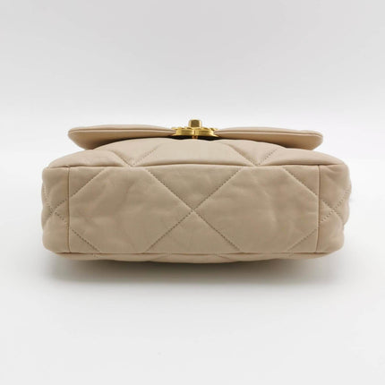 Sold Chanel 19 Bag Small Beige Crossbody Bag