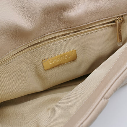 Sold Chanel 19 Bag Small Beige Crossbody Bag