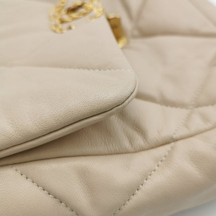 Sold Chanel 19 Bag Small Beige Crossbody Bag