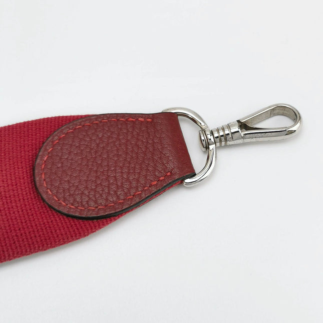 Hermes Evelyne 33 Large Crossbody Bag Burgundy with Strap