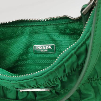 Sold Prada Tessuto Nylon Gaufre Hobo Shoulder Bag Mint Green