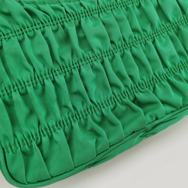 Sold Prada Tessuto Nylon Gaufre Hobo Shoulder Bag Mint Green