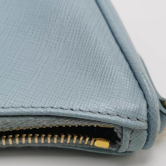 Sold Prada Re-edition 2005 Saffiano Mini Blue Hobo Crossbody Bag