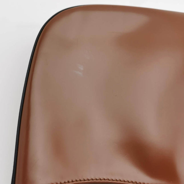 Sold Prada Cleo Caramel Brown Brushed Leather Shoulder Bag