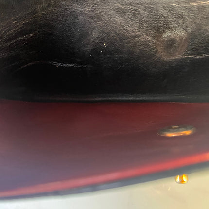 Chanel Classic Flap Vintage Black Leather with 24k Gold Hardware