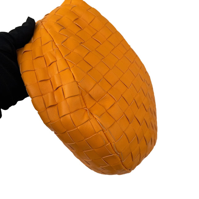 Bottega Veneta Teen Jodie Small Orange Leather