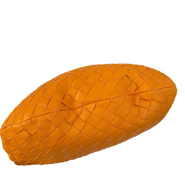 Bottega Veneta Teen Jodie Small Orange Leather