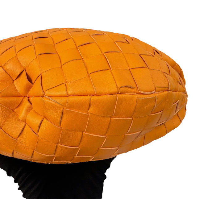 Bottega Veneta Teen Jodie Small Orange Leather