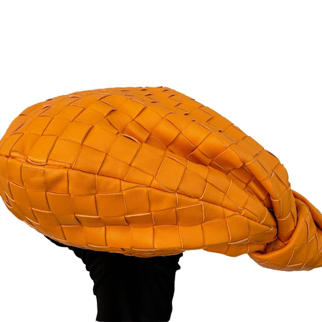 Bottega Veneta Teen Jodie Small Orange Leather