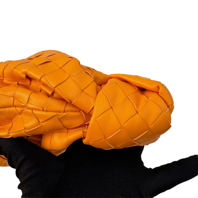 Bottega Veneta Teen Jodie Small Orange Leather