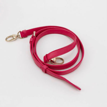 Sold Lady Dior Mini Fuchsia Pink handbag Cannage Leather with strap