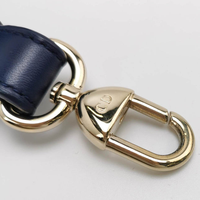 Sold Lady Dior Small My Abcdior Navy Lambskin Cannage Leather