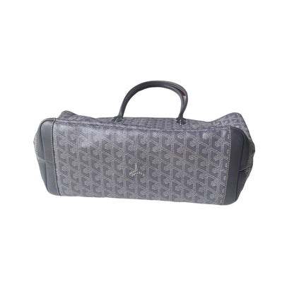 Goyard Artois PM Small/Medium Grey Tote with Leather Corners and Zip Opening