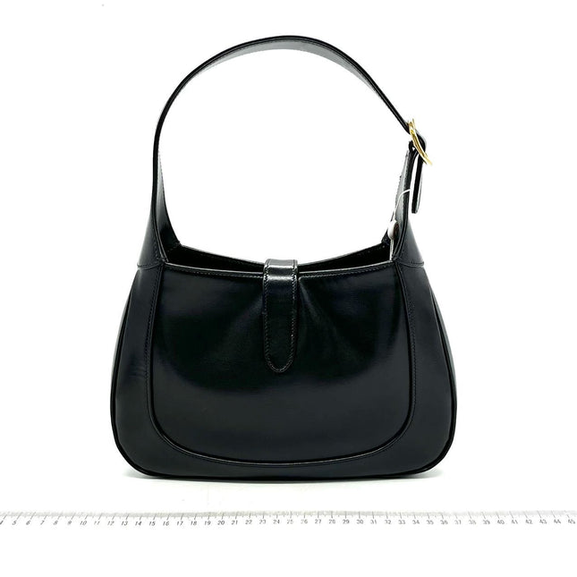 Sold Gucci Jackie 1961 Black Leather Bag with Adjustable Strap
