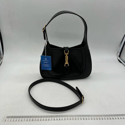 Sold Gucci Jackie 1961 Black Leather Bag with Adjustable Strap