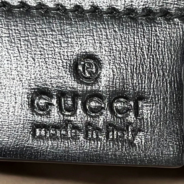 Sold Gucci Jackie 1961 Black Leather Bag with Adjustable Strap