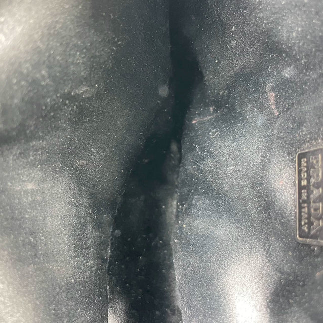 Sold Prada Cleo Vintage Black Leather Silver Hardware