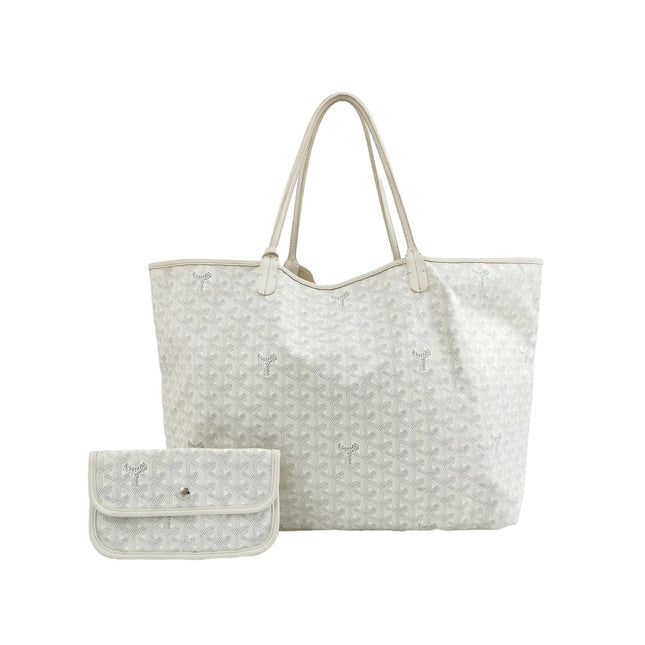 Goyard Saint Louis GM Tote Large White-Luxbags