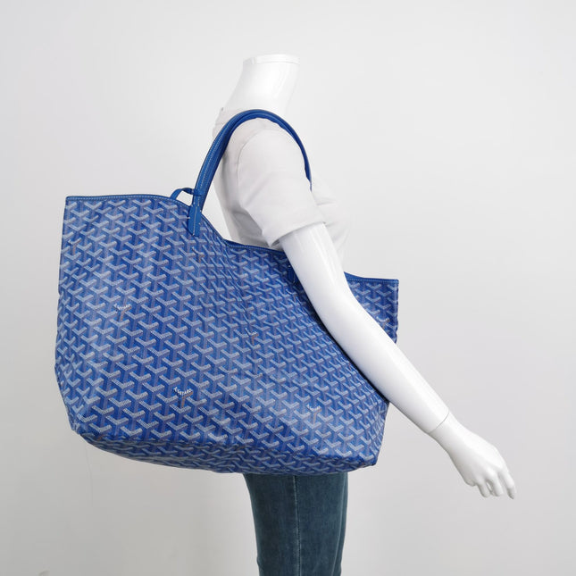 Sold Goyard Saint Louis GM Tote Large Blue