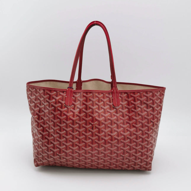 Sold Goyard Saint Louis PM Tote Medium Red