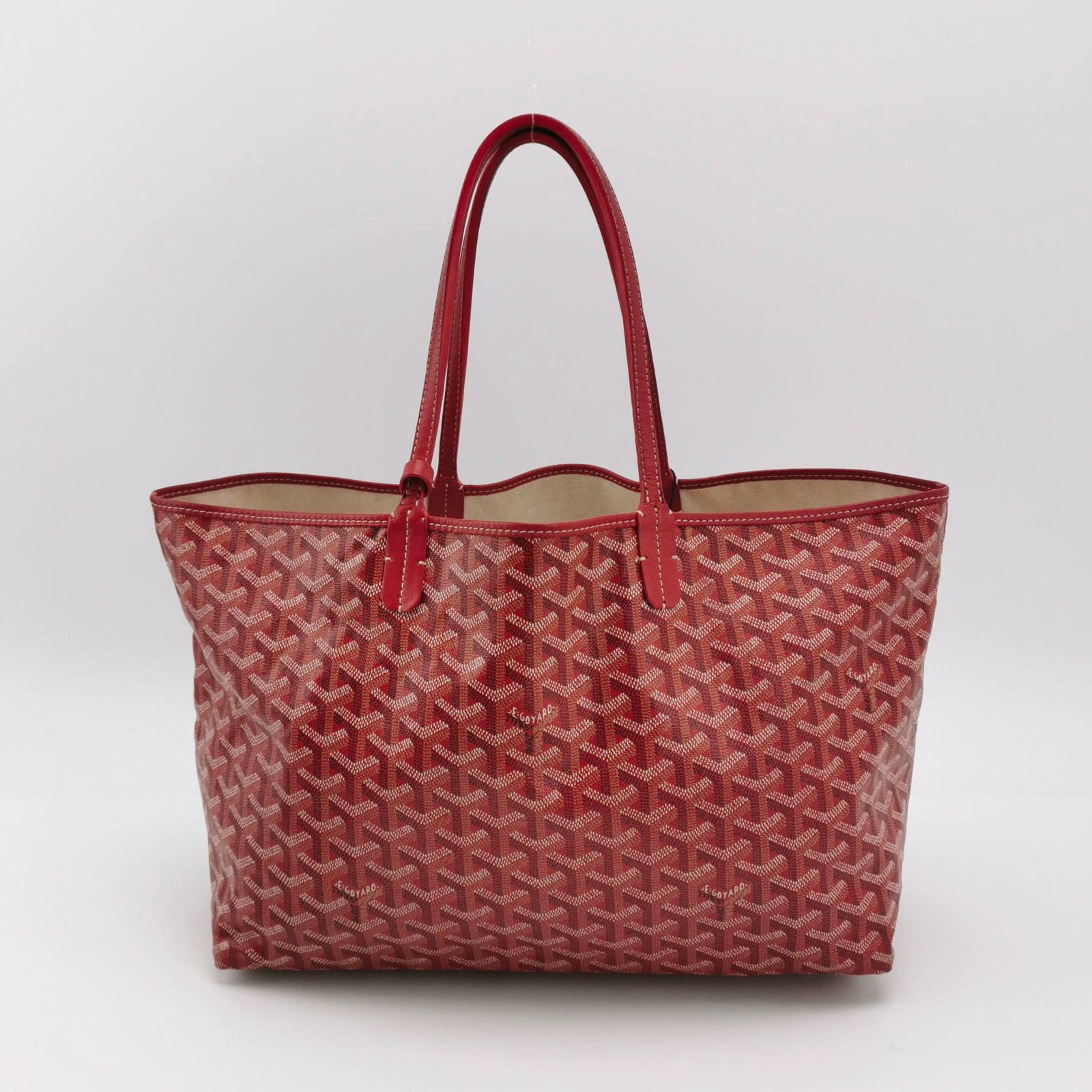 Goyard tote bag red best sale