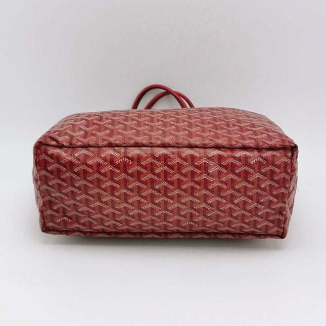 Sold Goyard Saint Louis PM Tote Medium Red