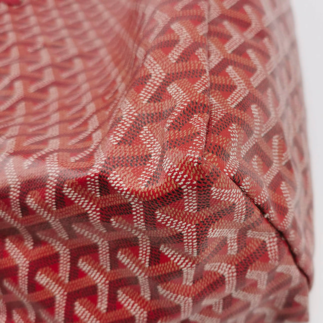 Sold Goyard Saint Louis PM Tote Medium Red