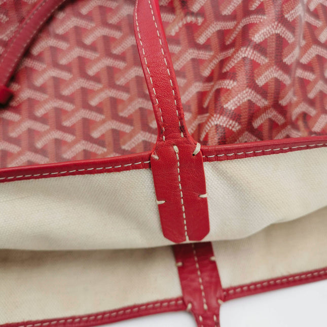 Sold Goyard Saint Louis PM Tote Medium Red