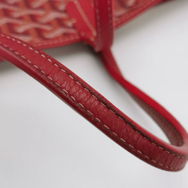 Sold Goyard Saint Louis PM Tote Medium Red