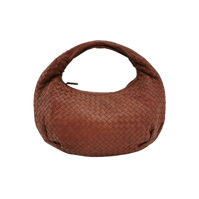Bottega Veneta Belly Hobo Intrecciato Burgundy Nappa Leather Medium-Luxbags