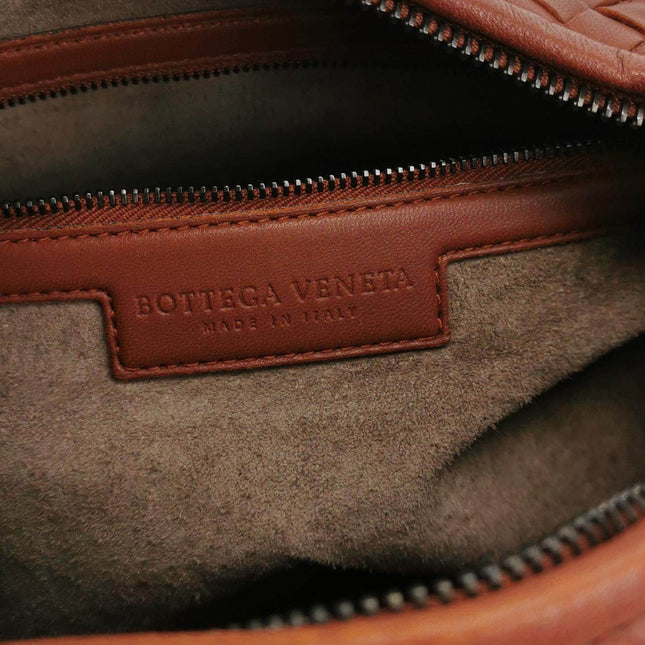 Sold Bottega Veneta Belly Hobo Intrecciato Burgundy Nappa Leather Medium