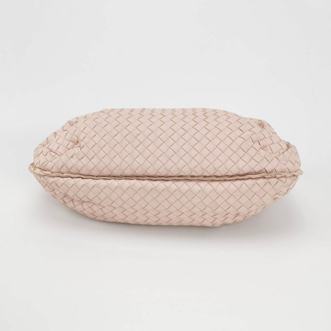 Sold Bottega Veneta Belly Hobo Intrecciato Light Pastel Pink Nappa Leather Medium
