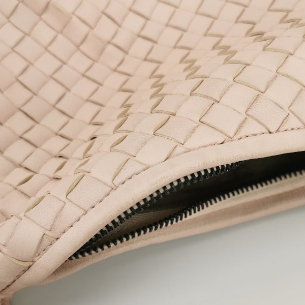 Sold Bottega Veneta Belly Hobo Intrecciato Light Pastel Pink Nappa Leather Medium