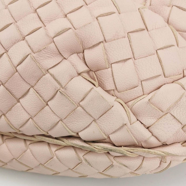 Sold Bottega Veneta Belly Hobo Intrecciato Light Pastel Pink Nappa Leather Medium