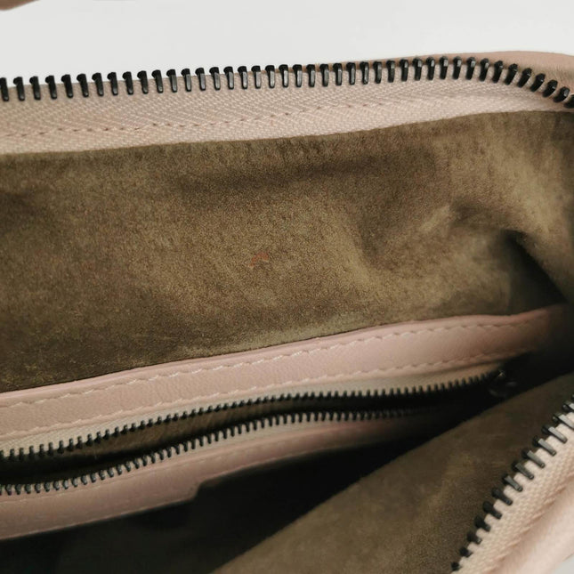 Sold Bottega Veneta Belly Hobo Intrecciato Light Pastel Pink Nappa Leather Medium