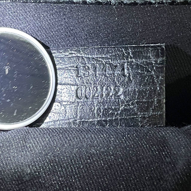 Sold Gucci Horsebit 1955 Cloth Black Monogram Large Shoulder bag