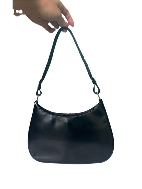 Sold Prada Cleo Vintage Black Leather Silver Hardware