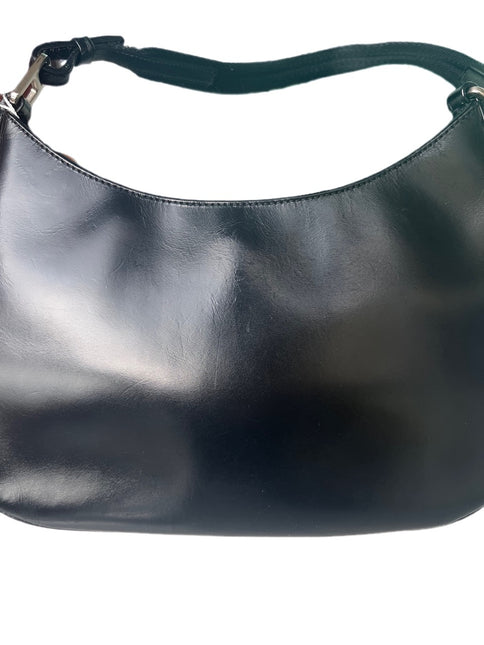 Sold Prada Cleo Vintage Black Leather Silver Hardware