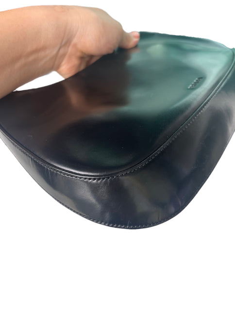 Sold Prada Cleo Vintage Black Leather Silver Hardware
