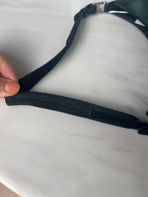 Sold Prada Cleo Vintage Black Leather Silver Hardware