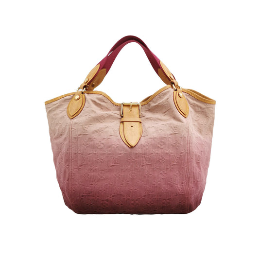 Louis Vuitton Denim Quilted Sunbeam Tote Shoulder Bag-Luxbags