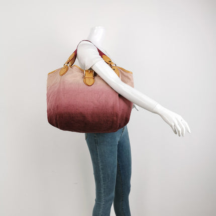 Sold Louis Vuitton Denim Quilted Sunbeam Tote Shoulder Bag