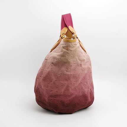 Sold Louis Vuitton Denim Quilted Sunbeam Tote Shoulder Bag