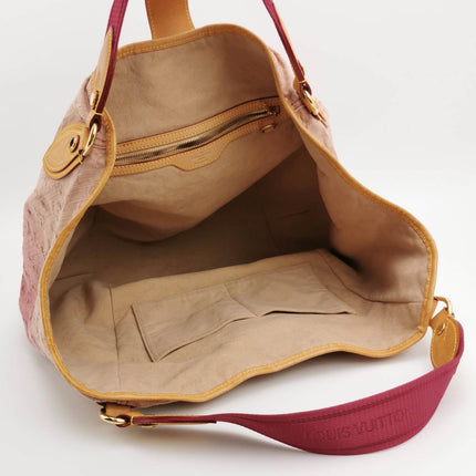 Sold Louis Vuitton Denim Quilted Sunbeam Tote Shoulder Bag