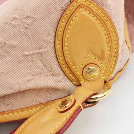 Sold Louis Vuitton Denim Quilted Sunbeam Tote Shoulder Bag