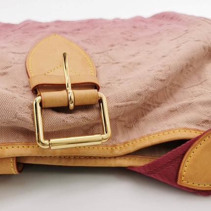 Sold Louis Vuitton Denim Quilted Sunbeam Tote Shoulder Bag