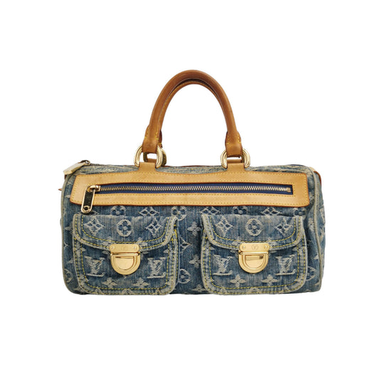 Louis Vuitton Denim Neo Speedy Boston Bag-Luxbags