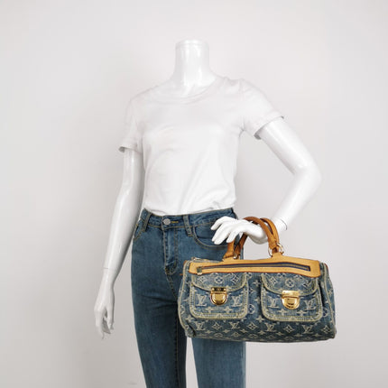 Sold Louis Vuitton Denim Neo Speedy Boston Bag